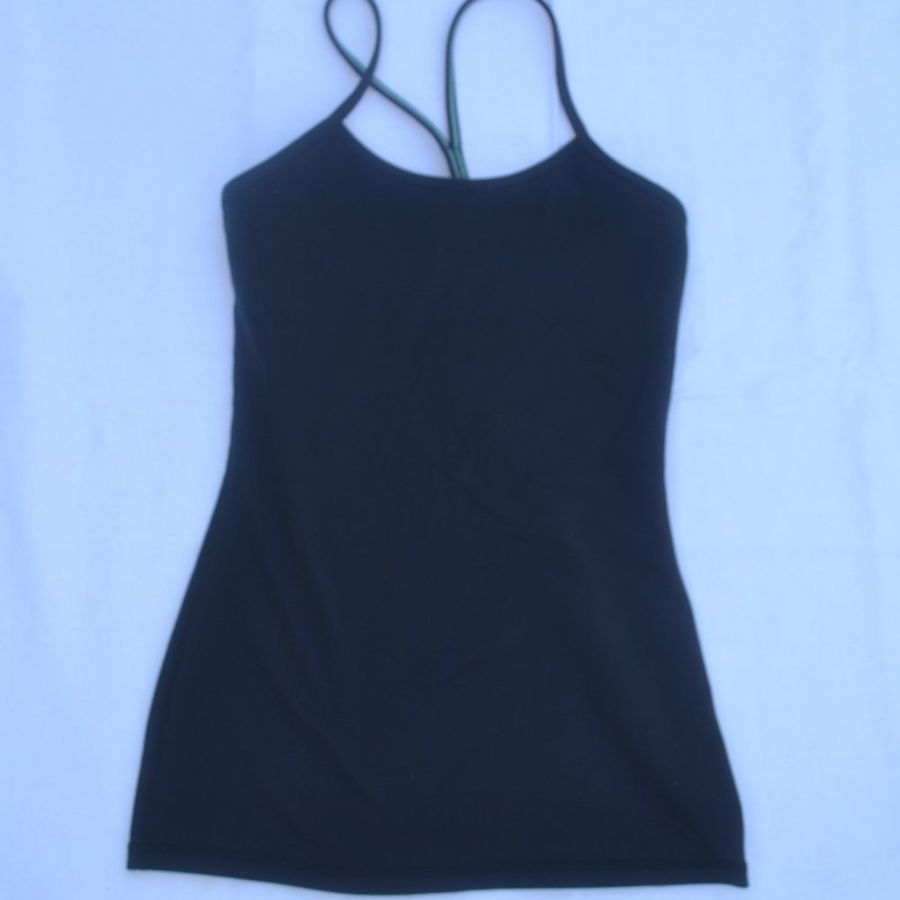 Lululemon navy thin strap racer back tank top